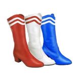 Stiefel Profi mit Streifen, Leder
