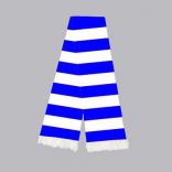 Schal, blau-weiss