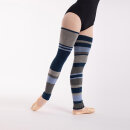 Intermezzo Stulpen gestreift 90cm meerblau