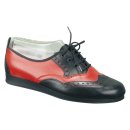 Bleyer 7175 Swing und Boogie Woogie Tanzschuhe, Anna, schwarz-rot