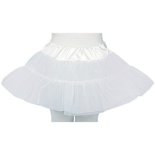 Orlob Petticoat 40015 für Kinder 2-lagig weiß