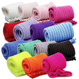 Katz Stulpen, mit Fuß, 40 cm neon-grün - SALE