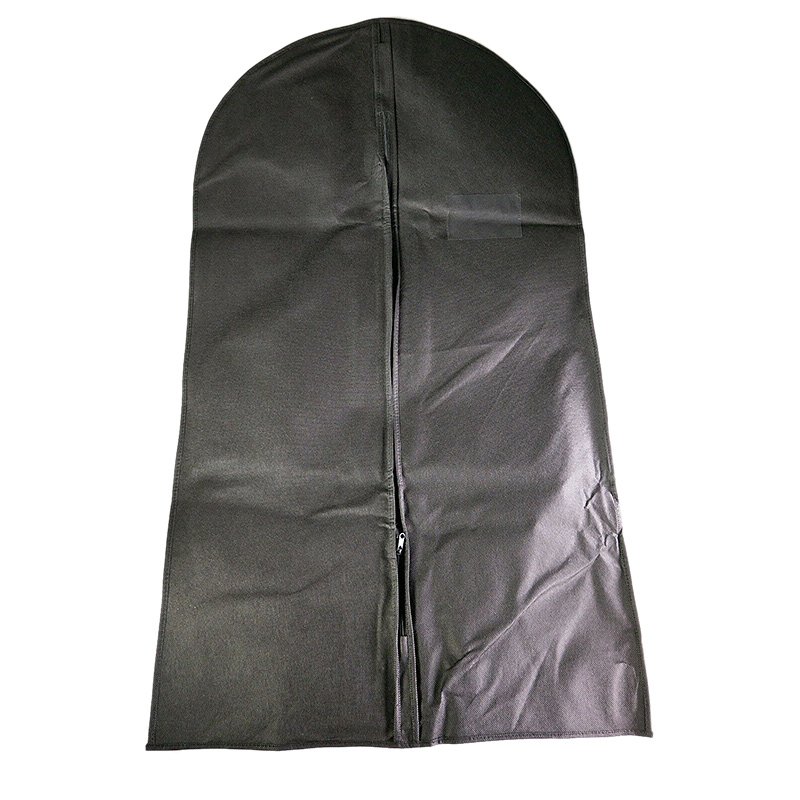 Kleidersack Für Tanzkostüme – 101,6 Cm Lang, Mit 3 Reißverschlusstaschen, Transparentem Fenster, Schwarz