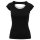 Build your Brand Cut Back T-Shirt schwarz - SALE