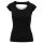 Build your Brand Cut Back T-Shirt schwarz