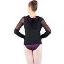 Ballet Rosa Zip Hoodie Midori mit Mesh-Einsatz