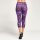 TriDri 3/4 Damen Workout Pant Jungle Purple - SALE