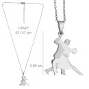 DV-Kette mit Anhänger „Tanzpaar“,...