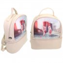 Danza Vinci Rucksack mit Ballettmotiv Creme