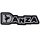 Webpatch Danza schwarz