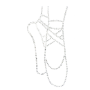 Danza Vinci Strassmotiv DV-4001 hellblau