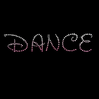 Danza Vinci Bügelmotiv DV-4022 silber/pink