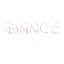 Danza Vinci Bügelmotiv DV-4022 silber/pink