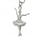 Danza Vinci Kette mit Anhänger B32312 silber mit Strass