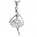 Danza Vinci Kette mit Anhänger B32316 silber mit Strass