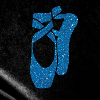 Danza Vinci Bügelmotiv DV-2010 Größe S (7,0 x 4,3 cm) 15 blau - SALE