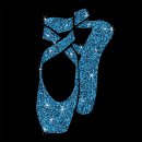 Danza Vinci Bügelmotiv DV-2010 Größe S (7,0 x 4,3 cm) 15 blau