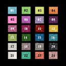 Danza Vinci Bügelmotiv DV-2010 Größe S (7,0 x 4,3 cm) 15 blau